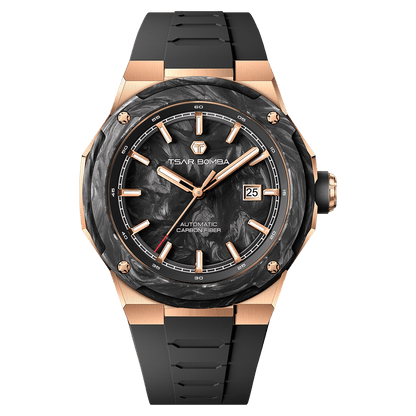 Tsarbomba Electron-Carbon-X II Mechanical Watch Carbon Fiber Dial