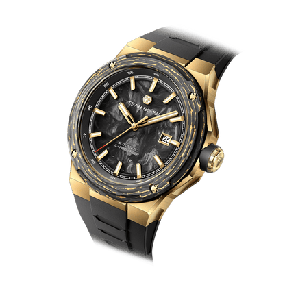 Tsarbomba Electron-Carbon-X II Mechanical Watch Carbon Fiber Dial