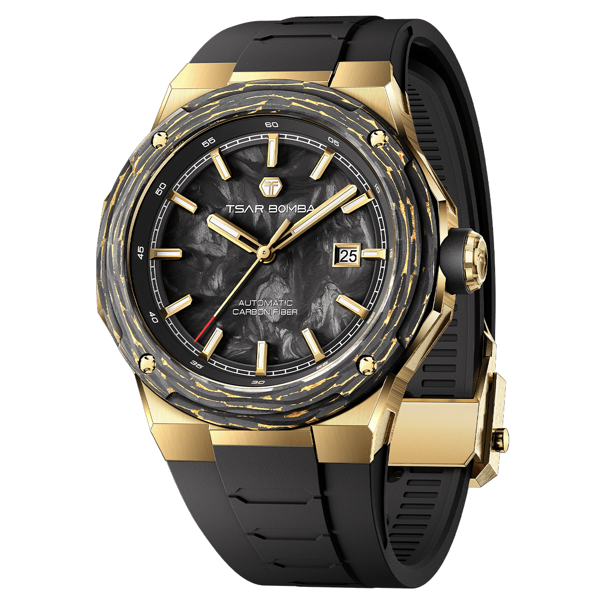 Tsarbomba Electron-Carbon-X II Mechanical Watch Carbon Fiber Dial