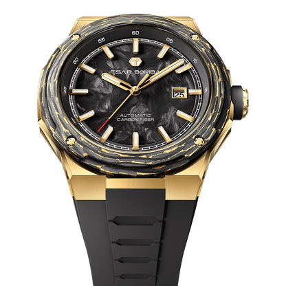 Tsarbomba Electron-Carbon-X II Mechanical Watch Carbon Fiber Dial