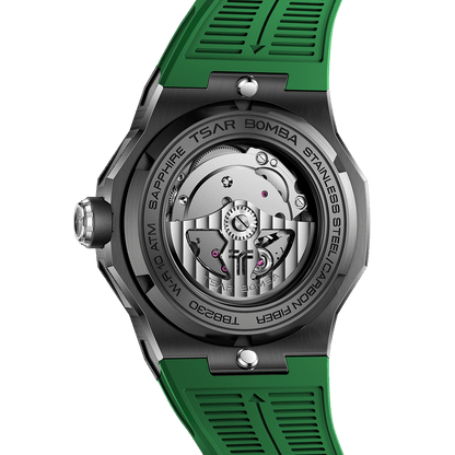 Tsarbomba Electron-Carbon-X II Mechanical Watch Carbon Fiber Dial