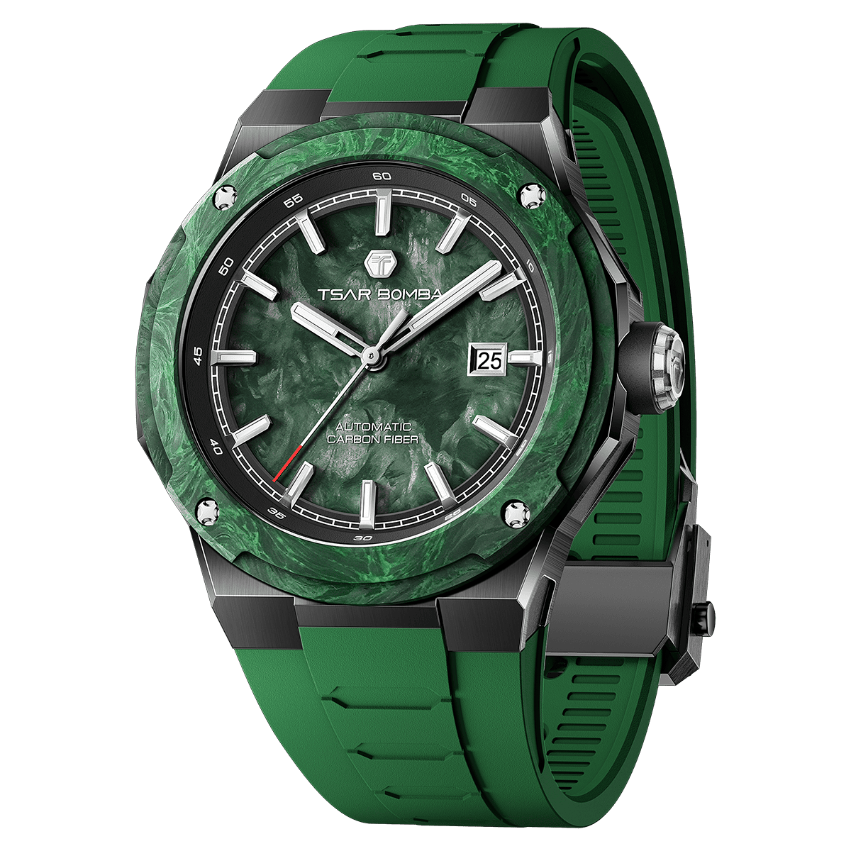 Tsarbomba Electron-Carbon-X II Mechanical Watch Carbon Fiber Dial