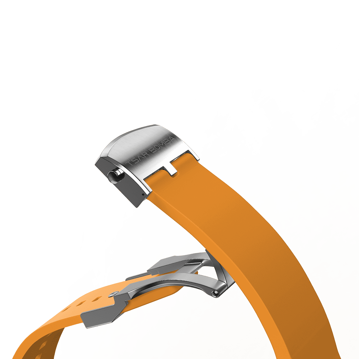 Tsarbomba Neutron Fluororubber Interchangeable Watch Strap for Daily Wear