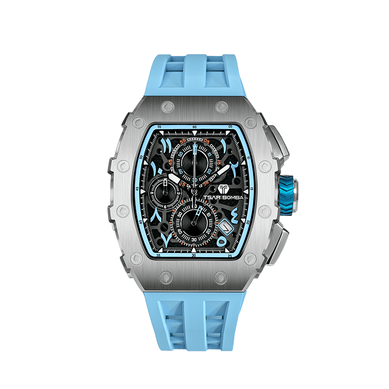 Tsarbomba Elemental TB8204Q Stainless Steel Quartz Chronograph Watch