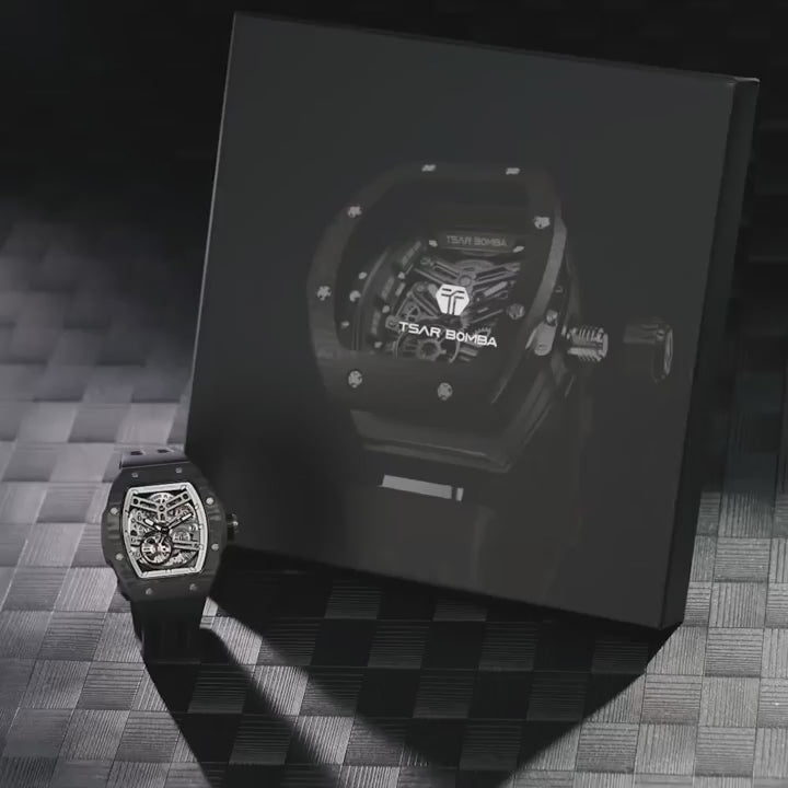 Tsarbomba Atomic TB8218 2-in-1 Automatic Interchangeable Bezel Watch